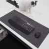 XXL Large Gaming Mouse Pad – Non-Slip Wool Felt Desk Mat for Computer, Keyboard & Laptop | Ultimate Comfort & Style